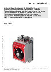 Leuze electronic DDLS 500 Manual Del Usario