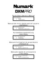 Numark DXMPRO Manual De Inicio Rápido Para El Usuario