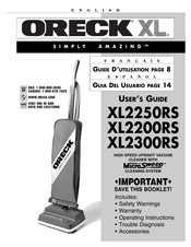 Oreck SIMPLY AMAZING XL2250RS Guia Del Usuario