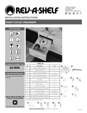 Rev-A-Shelf I-4VOD-0619 Instrucciones De Instalación