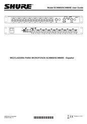 Shure SCM800E Manual Del Usuario