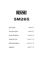 Rane SM26S Guia Del Usuario