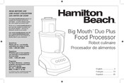 Hamilton Beach Big Mouth Duo Plus Manual Del Usuario