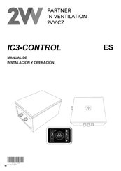 2VV IC3-S-AC Manual De Instalación Y Operación