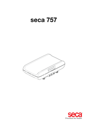 Seca 757 Manual De Instrucciones Y Garantía