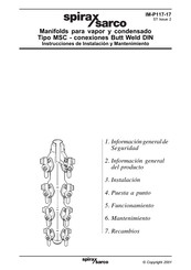 Spirax Sarco MSC Instrucciones De Instalación Y Mantenimiento
