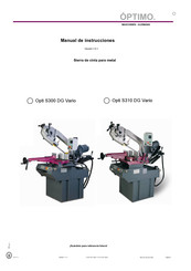 OPTIMO Opti S310 DG Vario Manual De Instrucciones