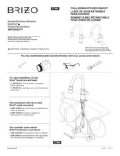 Brizo ARTESSO Serie Manual De Instrucciones