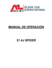 Alo Lift 21 AJ SPIDER Manual Del Usuario