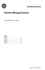 Rockwell Automation Allen-Bradley PanelView 300 Instrucciones De Instalación