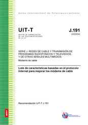 ITU UIT-T J-191 Manual Del Usuario