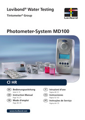 Lovibond Tintometer MD100 Manual De Instrucciones