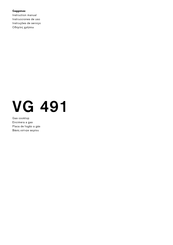 Gaggenau VG 491 Instrucciones De Uso