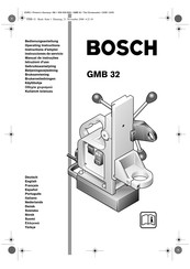 Bosch GMB 32 Instrucciones De Servicio