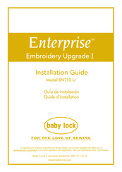 Baby Lock Enterprise BNT10-U Guia De Instalacion