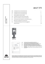 Jøtul F 373 Manual De Instalación Con Información Técnica