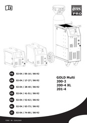 ims PRO GOLD Multi 200-2 Manual Del Usuario