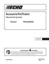 Echo ProThatch 99944200560 Manual Del Operador