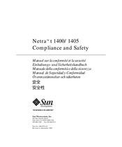 Sun Microsystems Netra t 1400 Manual De Seguridad