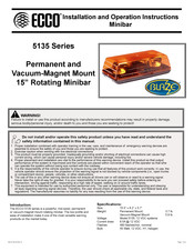 Ecco 5135 Serie Instrucciones De Instalacion Y Uso