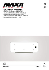 MAXA GRIMPER FAN Serie Manual De Instalacion Y Uso