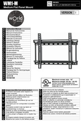 World Mount WM1-M Manual De Instrucciones