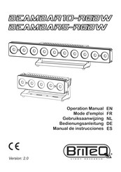 Briteq BEAMBAR5-RGBW Manual De Instrucciones