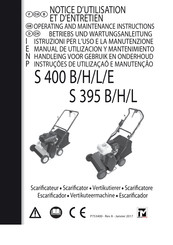 Forges des Margerides S 400 L Manual De Utilización Y Mantenimiento