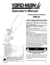 MTD Yard-Man YM141 Manual Del Operador