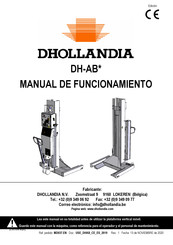 Dhollandia DH-AB Manual De Funcionamiento