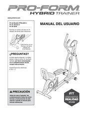 Pro-Form HYBRID TRAINER Manual Del Usuario