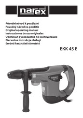 Narex EKK 45 E Instrucciones De Uso Originales