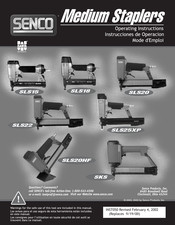 Senco SLS22 Instrucciones De Operación