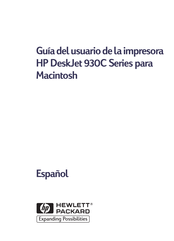 Hewlett Packard HP DeskJet 930C Series Guia Del Usuario