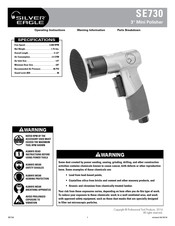 Professional Tool Products Silver Eagle SE730 Instrucciones De Operación