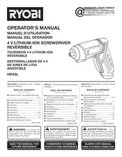 Ryobi HP43L Manual Del Operador