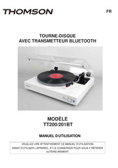 THOMSON TT201BT Manual Del Usuario