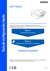 Brother DCP-750CW Guía De Configuración Rápida