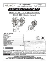 Pinnacle HeatStream HS-15-TTC Manual De Usuario E Instrucciones De Funcionamiento