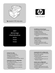 HP LaserJet 4100 mfp Serie Manual Del Usuario