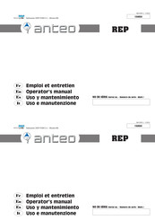 ANTEO REP Serie Uso Y Mantenimiento