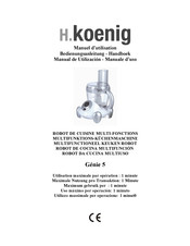 H.Koenig Génie 5 Manual De Utilización