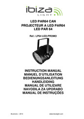 Ibiza Light LP64 LED-PROMO Manual De Instrucciones