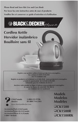 BLACK&DECKER Home CK1500RK Manual De Instrucciones