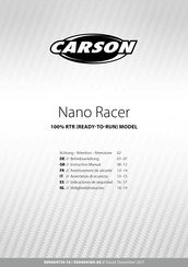 Carson Nano Racer Manual De Instrucciones