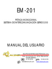 Altair EM-201 Manual Del Usuario