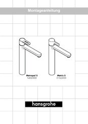 Hansgrohe Metris S 31022000 Instrucciones De Instalación
