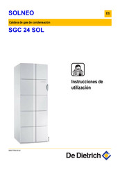 De Dietrich SOLNEO SGC 24 SOL Instrucciones De Utilizacion