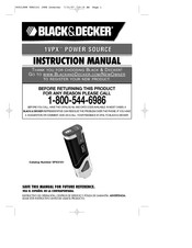 BLACK&DECKER VPX3101 Manual De Instrucciones