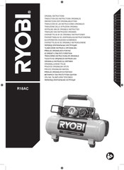 Ryobi R18AC-0 Traducción De Las Instrucciones Originales